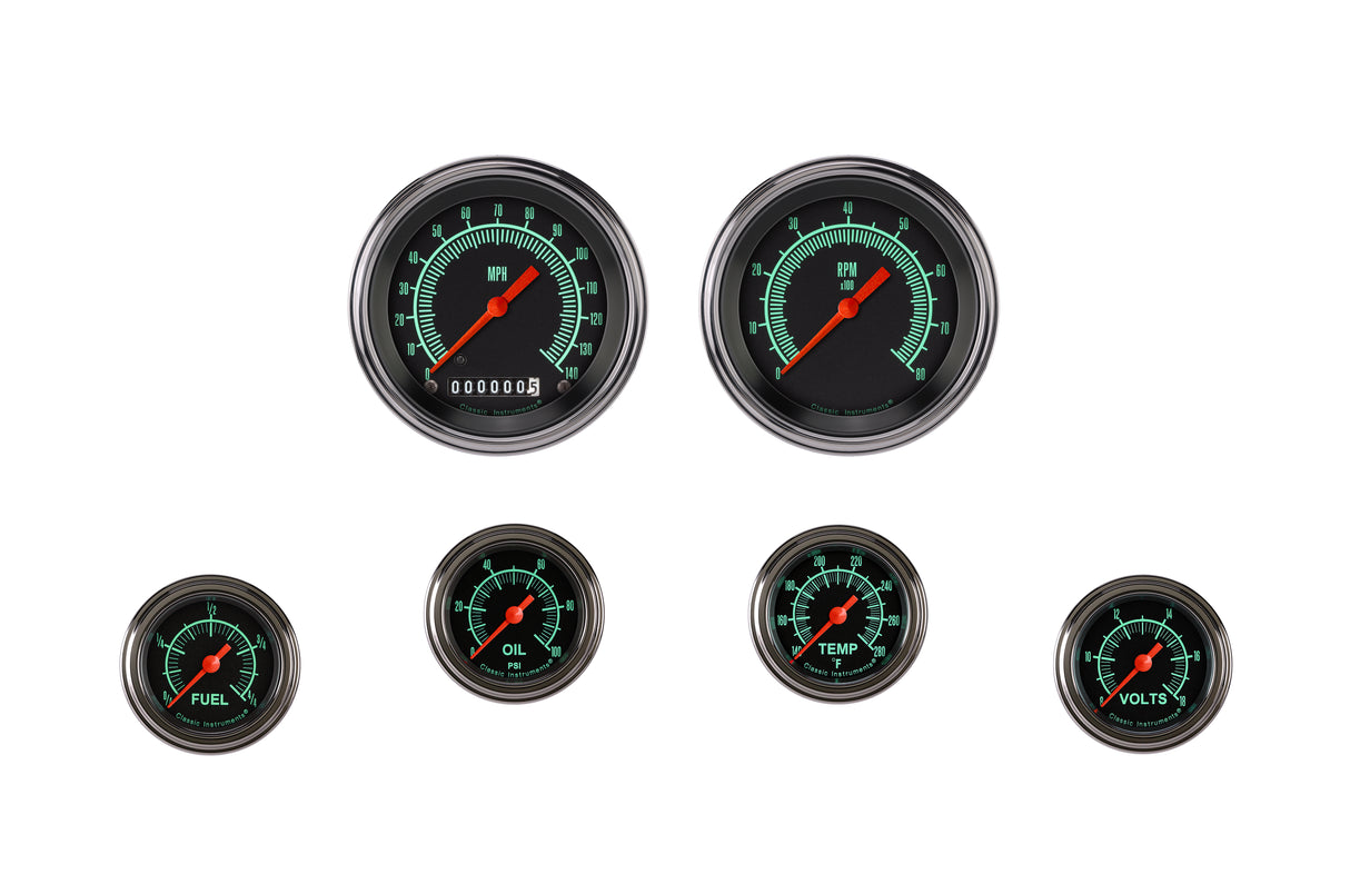 Classic Instruments G/Stock Six Gauge Set - GS101SLF