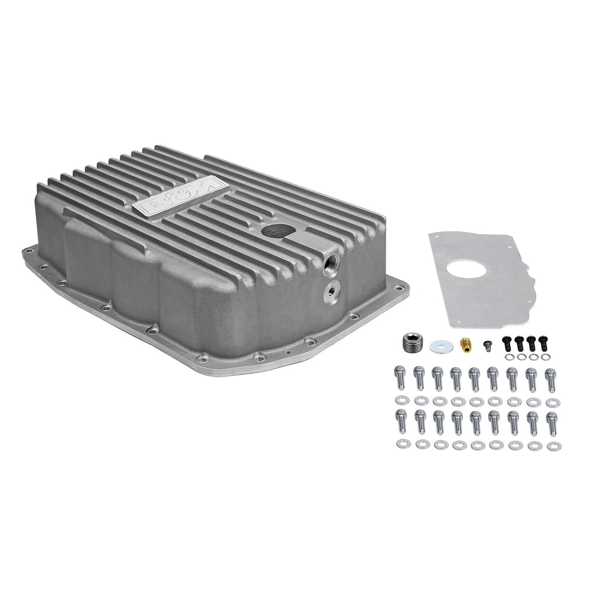 B&M Hi-Tek Deep Transmission Pan - Aluminum - 70391