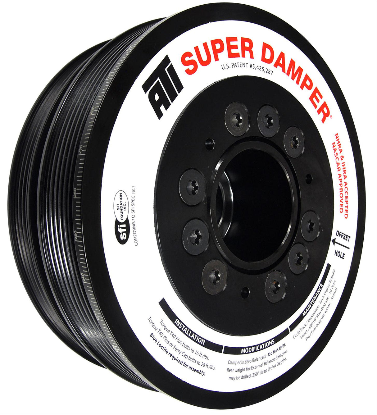 ATI Super Damper Serpentine Series Harmonic Balancers ATI918487