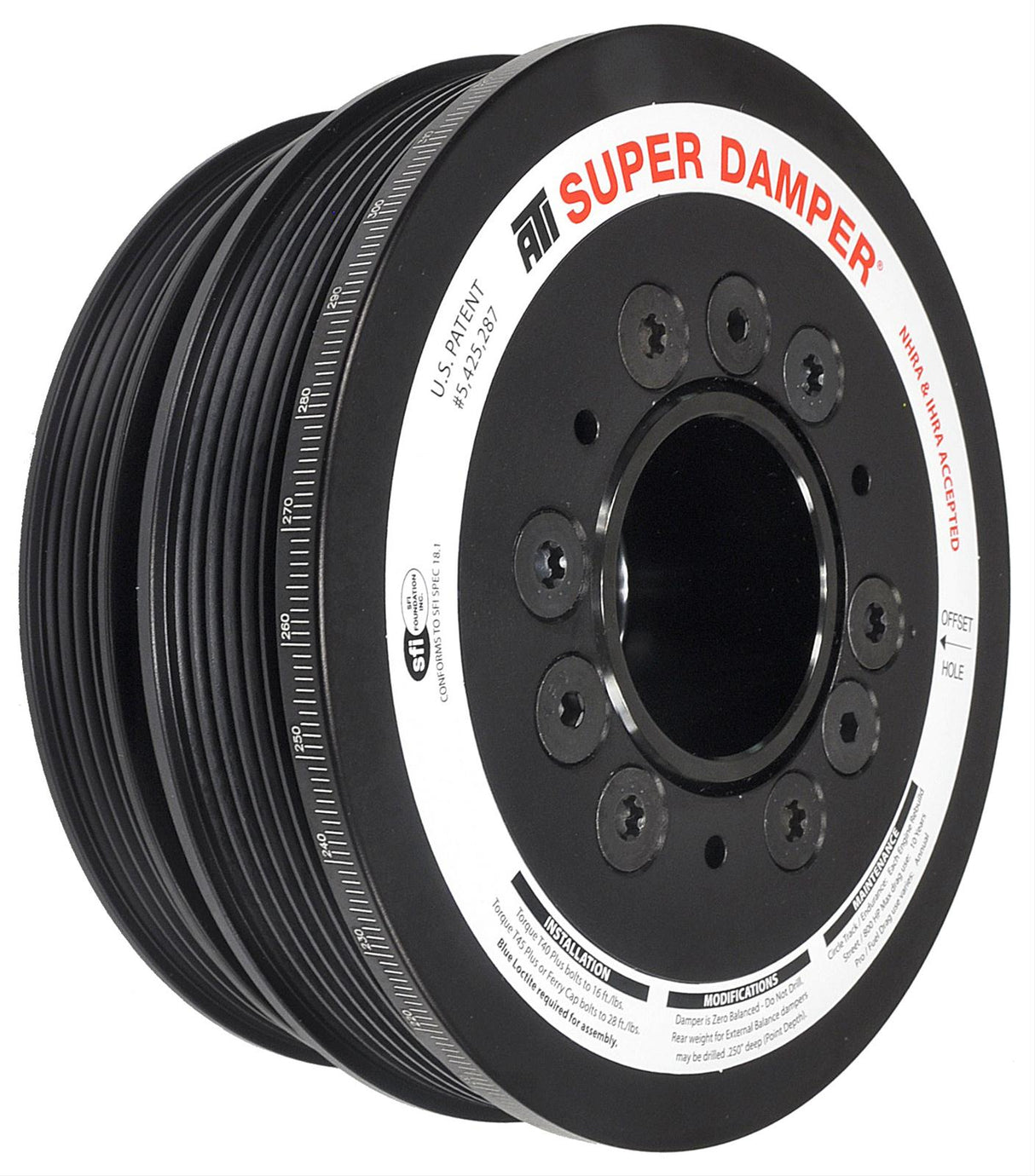 ATI LS1 6.78" Harmonic Damper - SFI 18.1 Certified