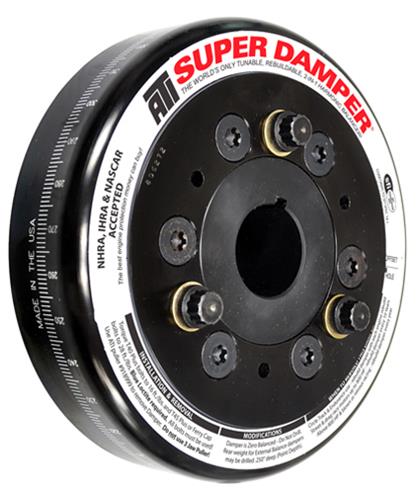 ATI Super Damper SFI 18.1 Harmonic Balancer - 6.325 in OD - Black Oxide - Internal Balance - Small Block Chevy 917782