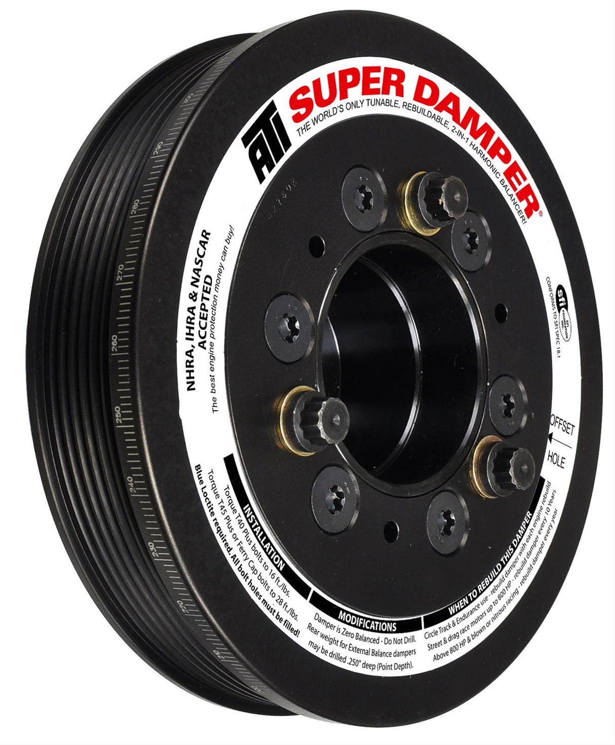 ATI Chrysler 6.75 Super Damper 6.1L Hemi 6-Rib