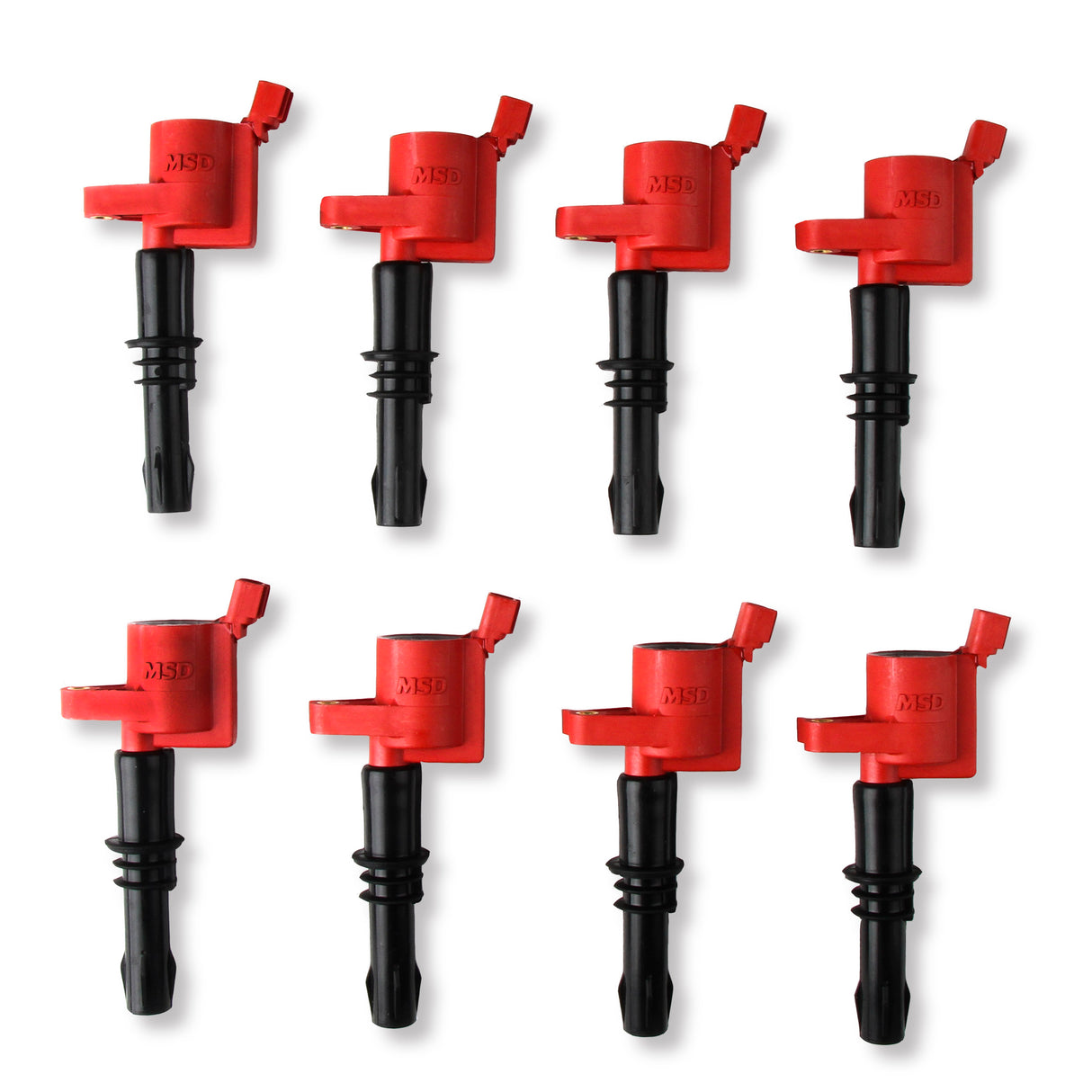 MSD Ignition Coil - Blaster - Ford 3-Valve V8 - Red - 8-Pack - 82438
