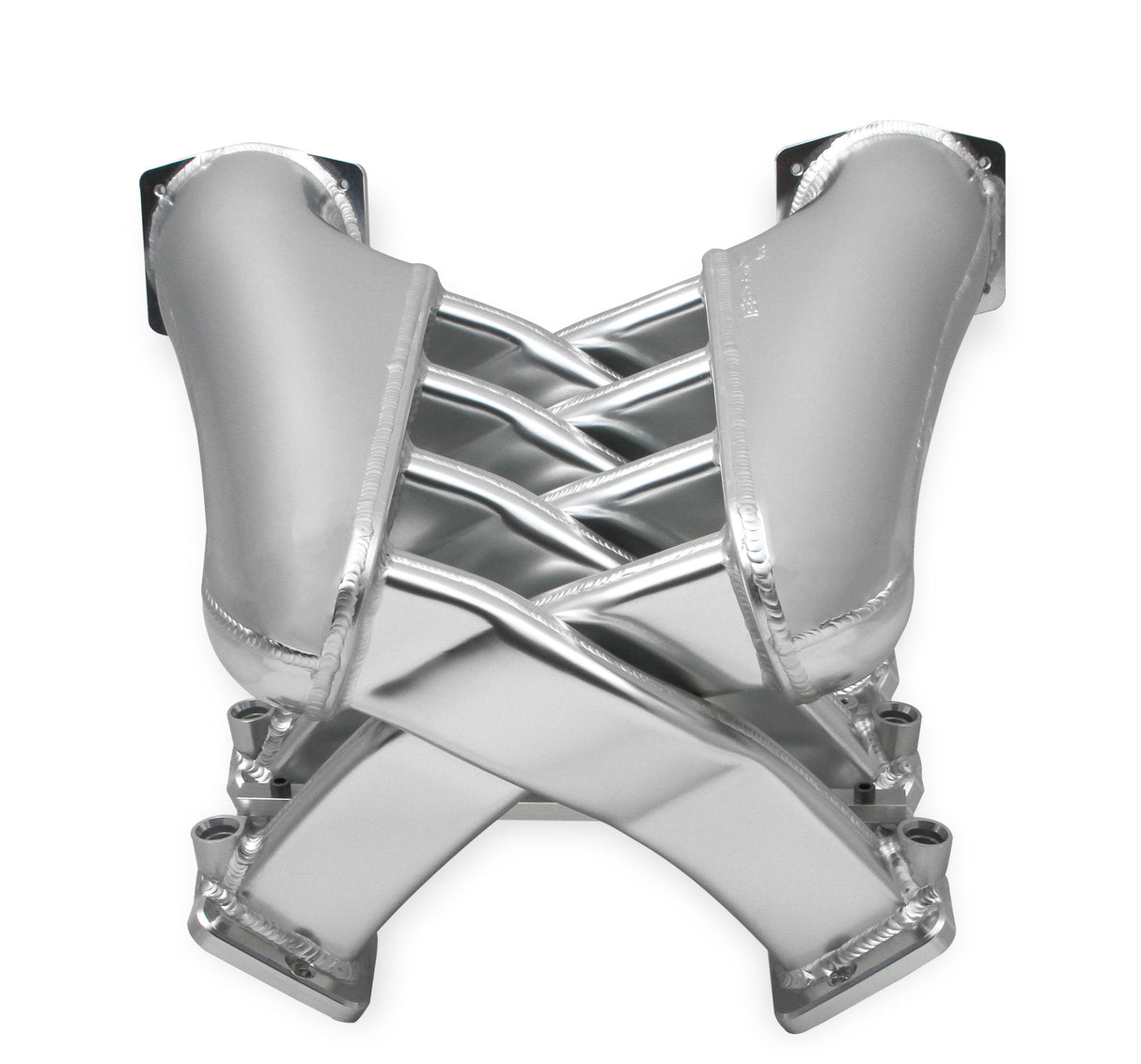 Holley 822201 Sniper EFI Fabricated Intake Manifold Dual Plenum 92mm LS3/L92, Rail Kit - Slvr