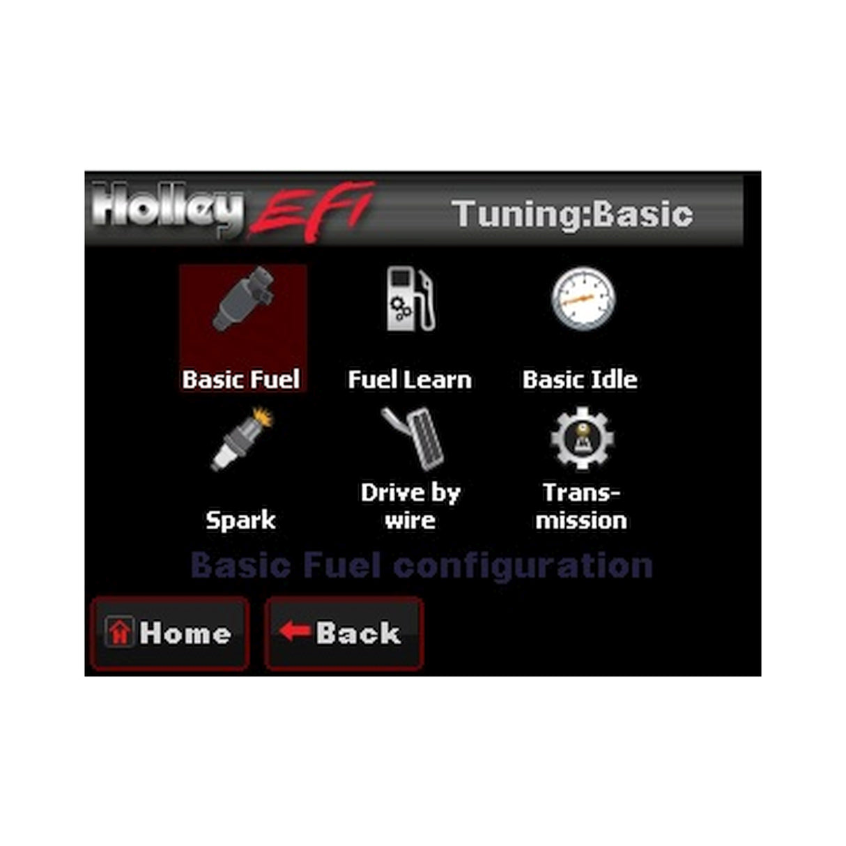 Holley 553-108 LCD Touch Screen