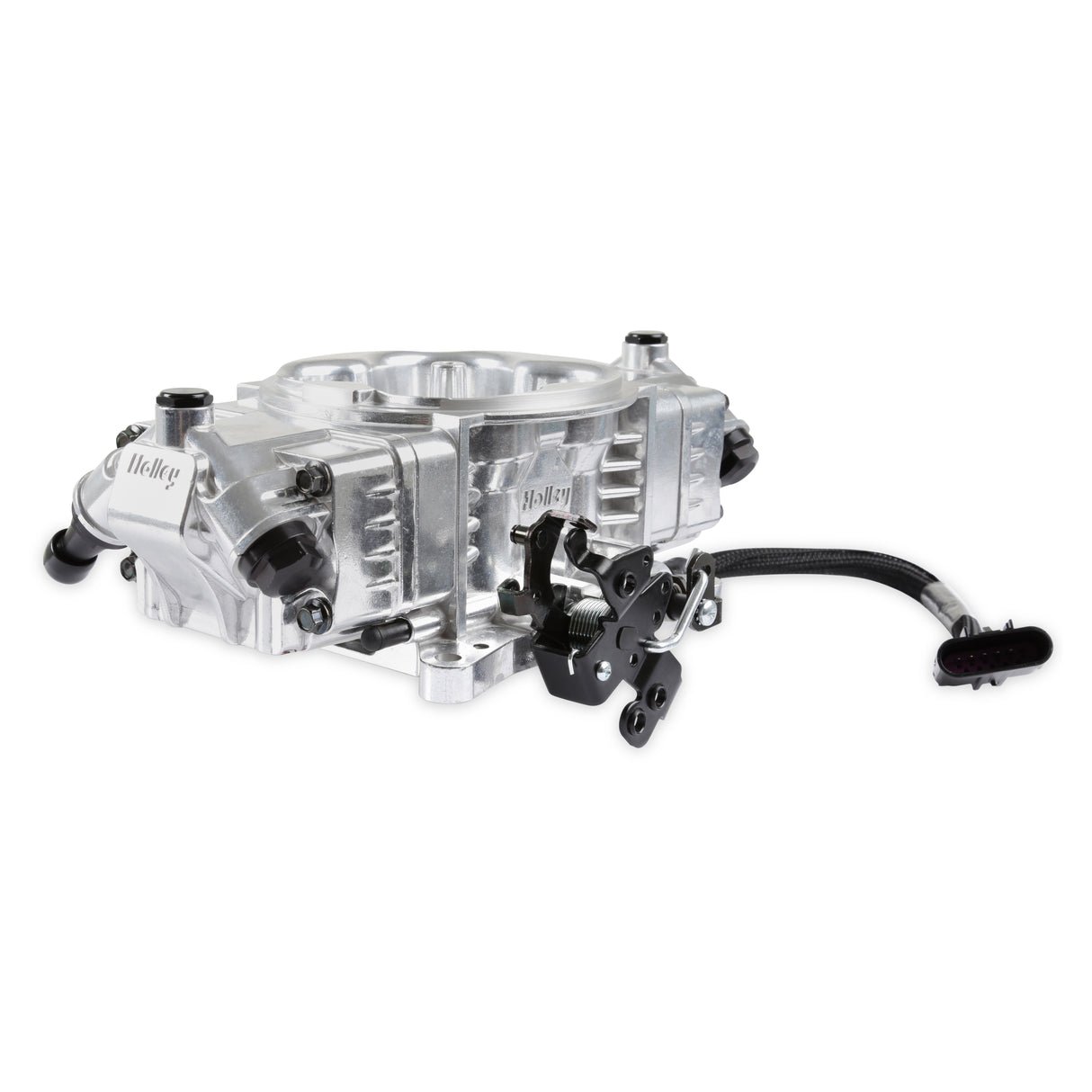 Holley 550-1074 EFI Terminator X Stealth 4150 2x4 - Shiny
