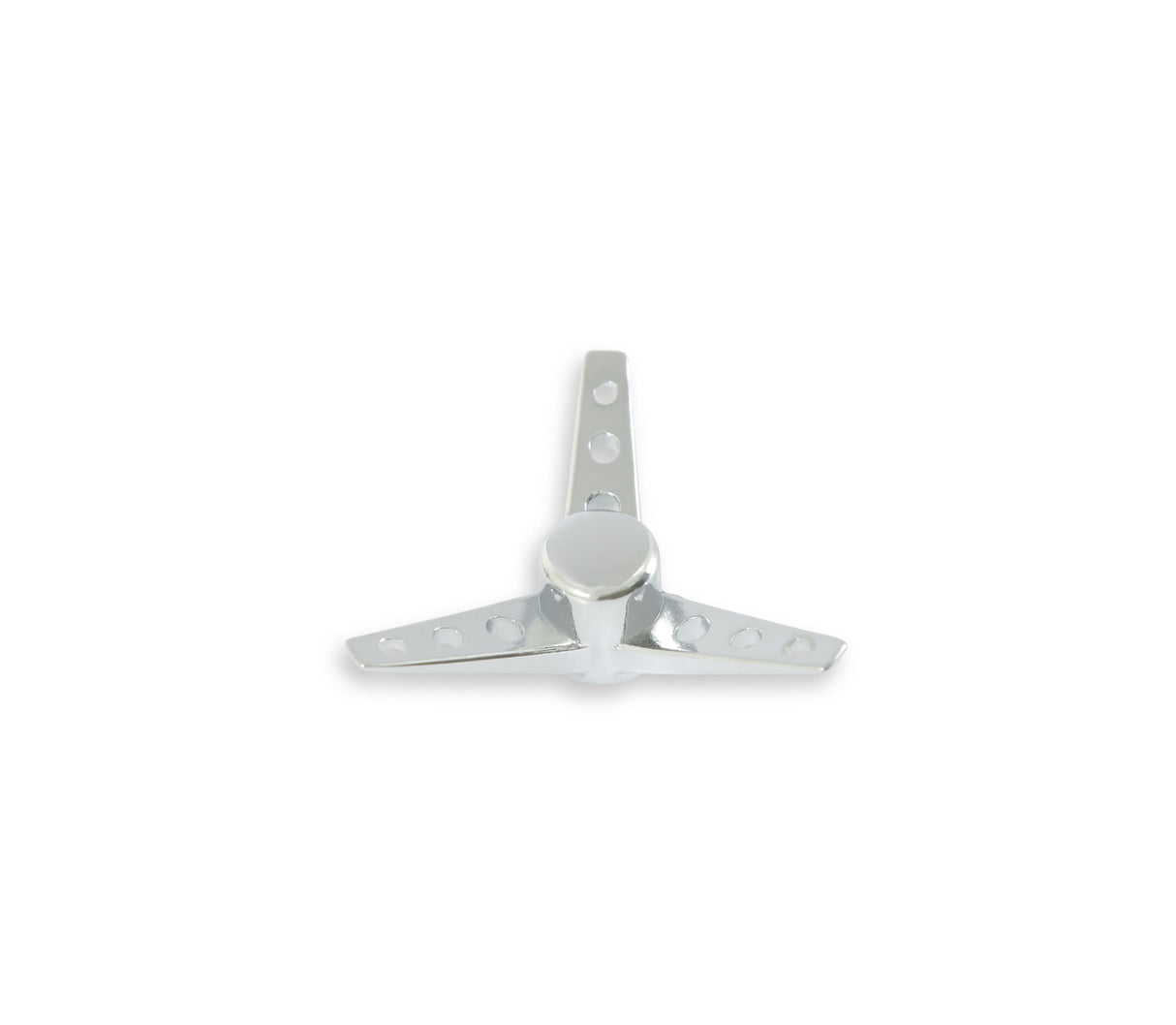 Mr Gasket Air Cleaner Wing Nut - Tri-Bar - Chrome - 9868