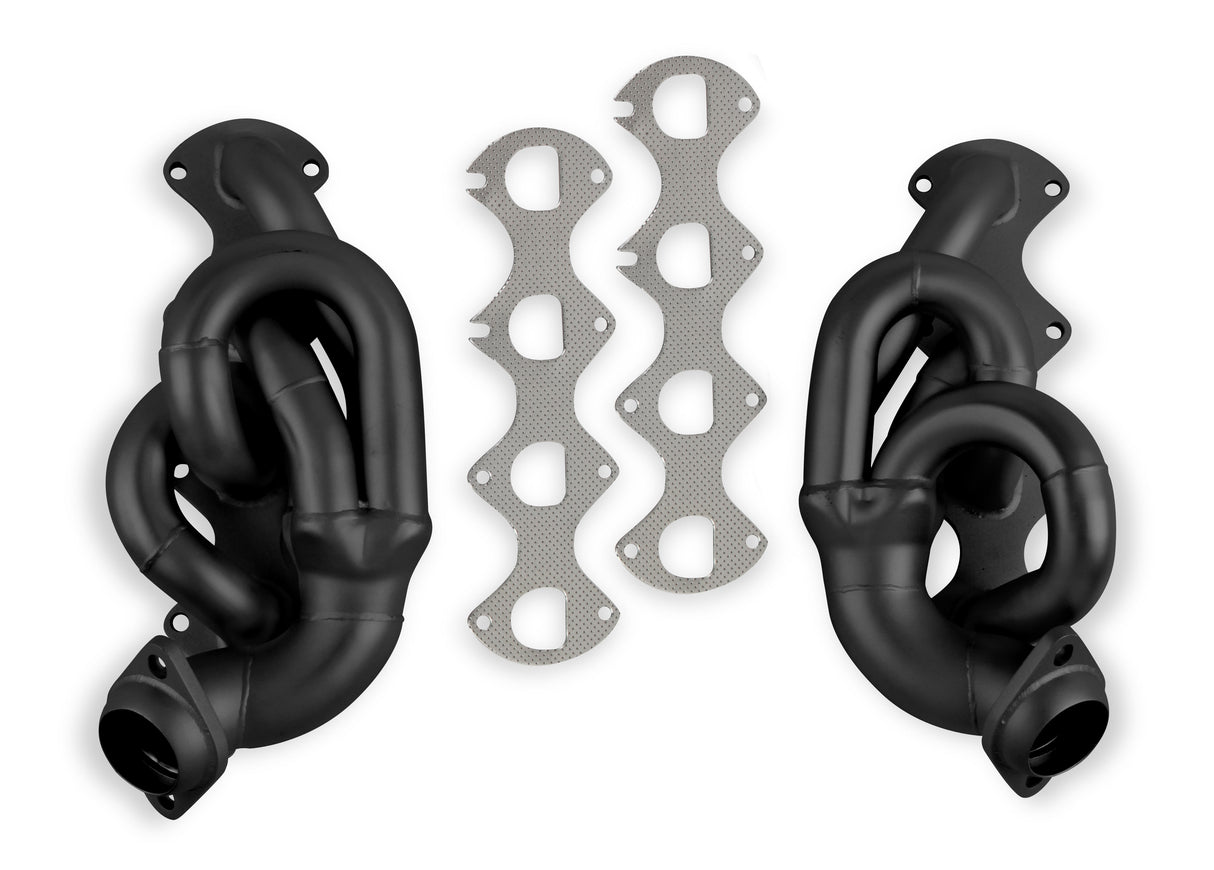 Flowtech Shorty Headers - Black Painted - 12124FLT
