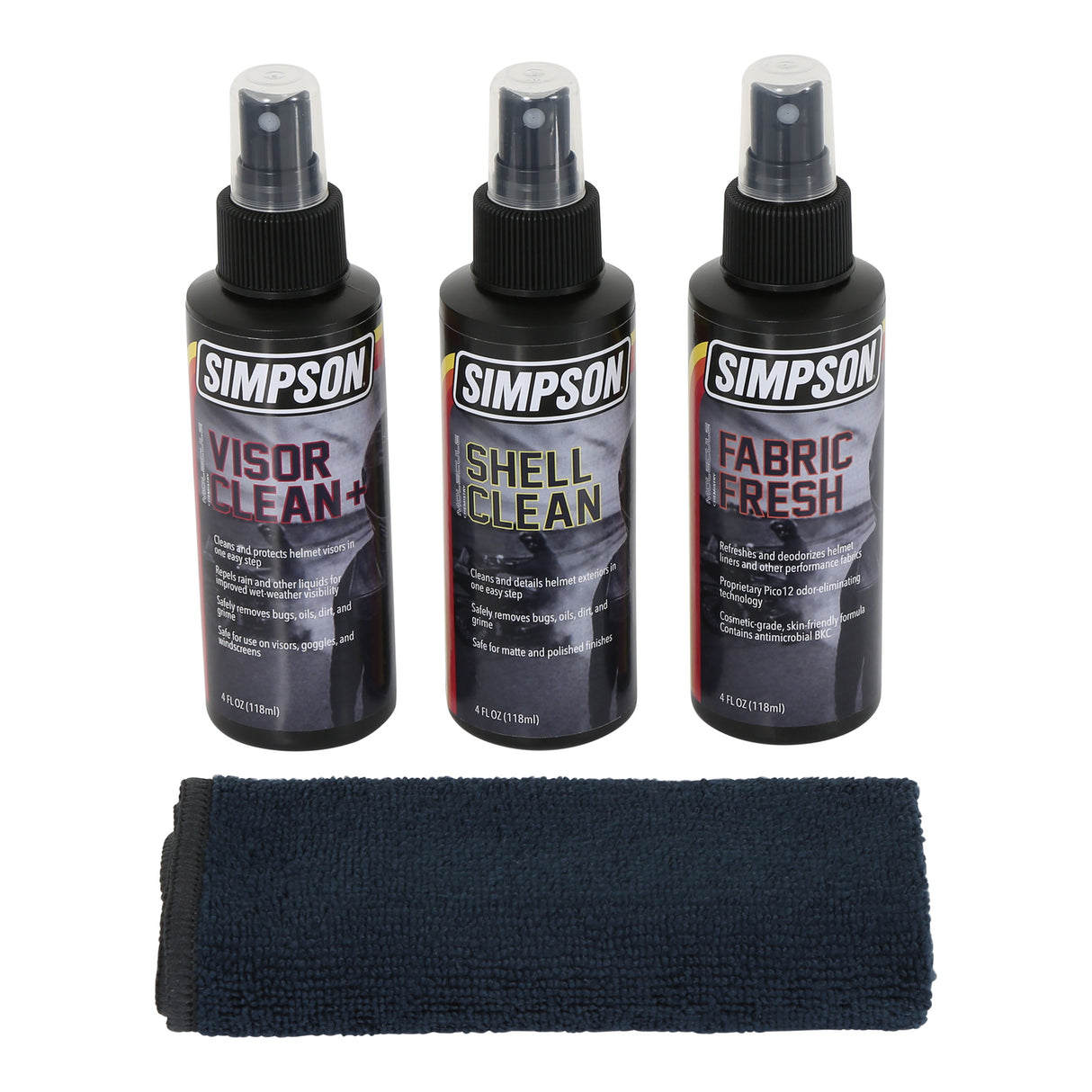 Simpson Safety Helmet Care Kit by Simpson - Clean, Refresh, Protect - 120-SMPKT-30