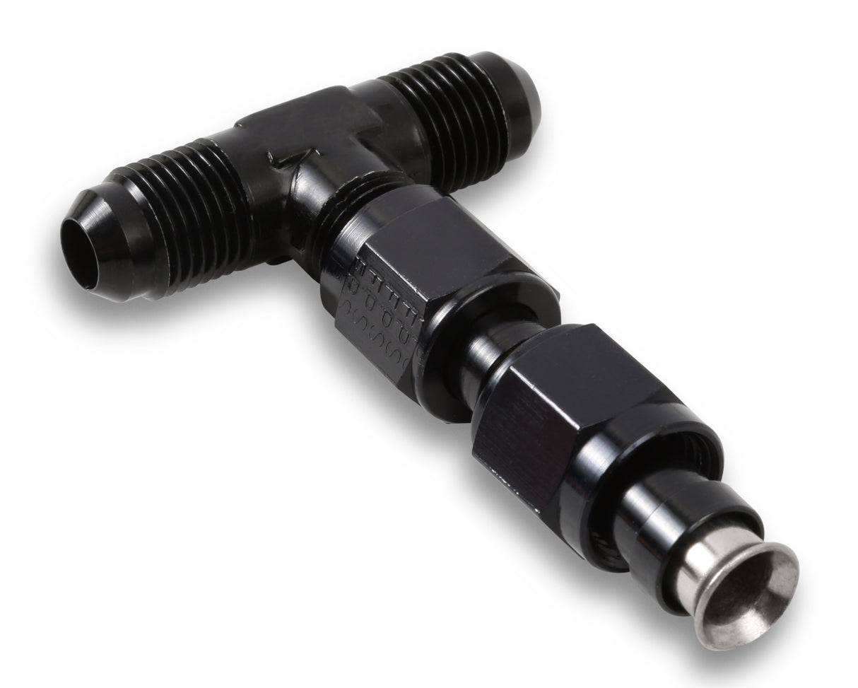 Quick Fuel Dual Feed Fuel Line #6AN (Black) - 34-600BKQFT