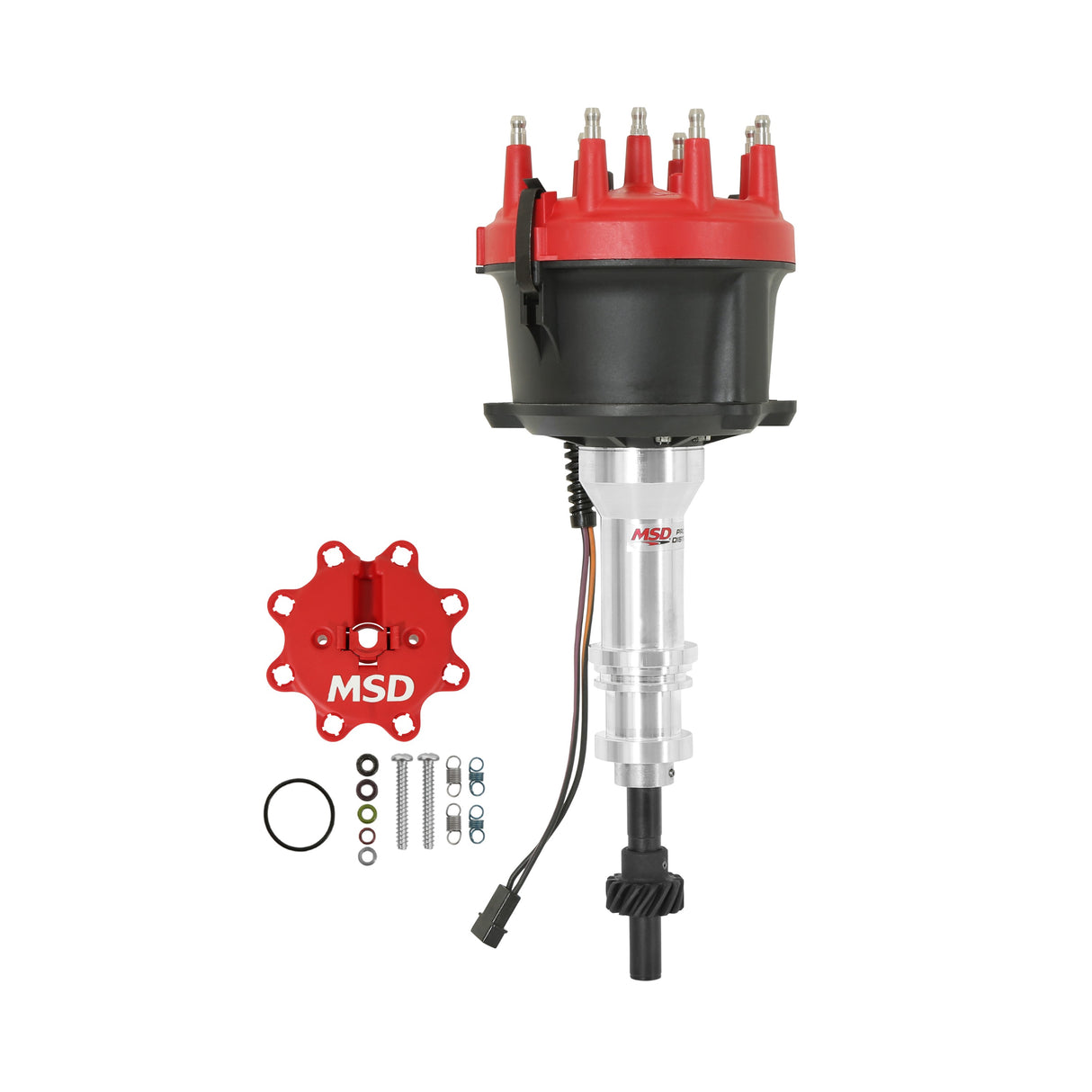 MSD Ford 351W Steel Gear Billet Distributor - 85840