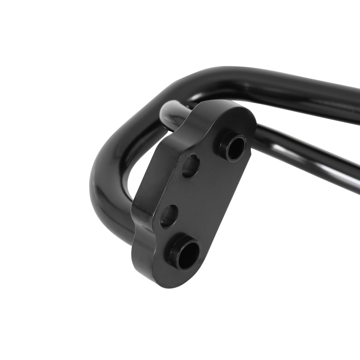 Holley 97-443 Line Adapter Manifold for SD7 A/C Compressor - SBF, Driver Side Exit