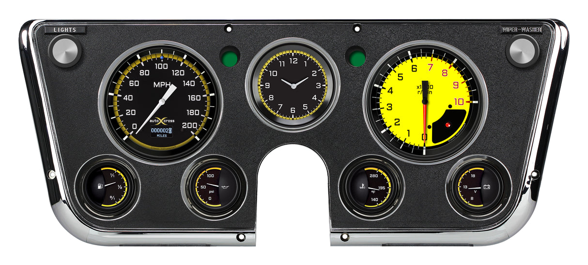 Classic Instruments AutoCross Yellow 1967-72 Chevy Truck LS Sending Unit - CT67DAXY-LS