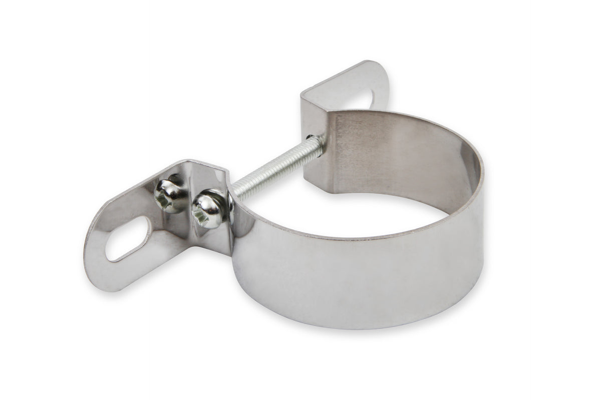 Mr Gasket Chrome Coil Holder Bracket with Bolt - Horizontal Mount - 9777