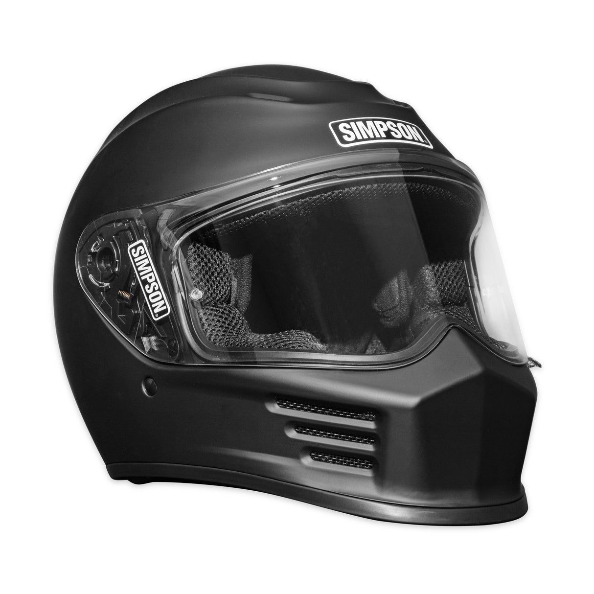 Simpson Motorcycle Speed Bandit Helmet - Flat Black SM - SPBS3