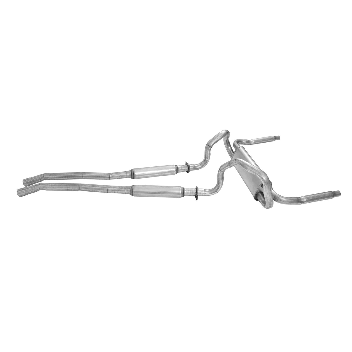 Scott Drake 1967-69 Mustang Exhaust - Factory Style Dual Exhaust System 2.25" - C9ZZ-5257-CRE