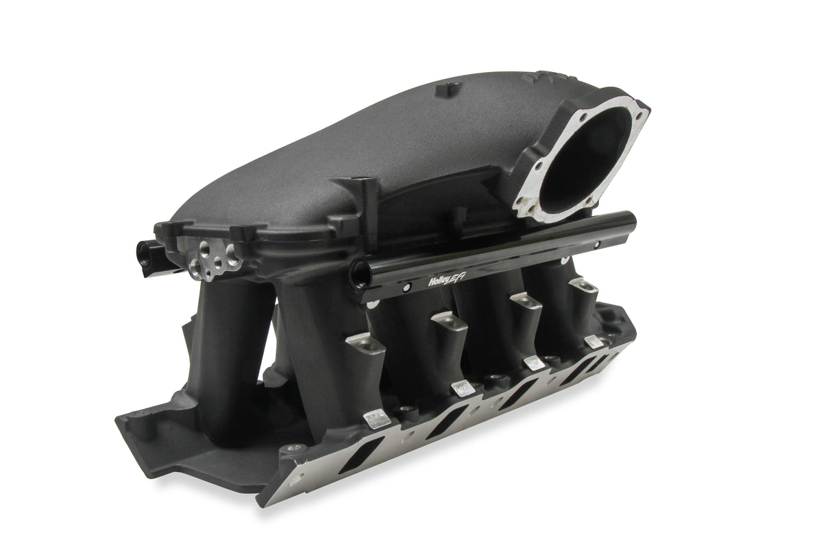 Holley 300-308BK 8.2" SBF Ford Hi-Ram EFI Manifold with Side Mount Top-Black