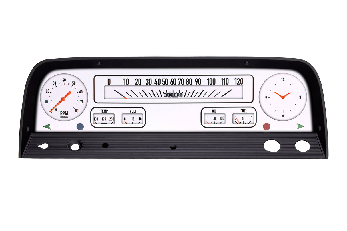 Classic Instruments Classic Truck Package White - CT64W