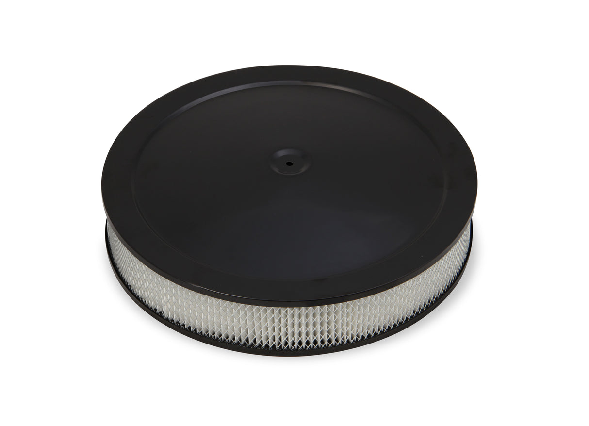 Holley 120-4635 4500 drop-base air cleaner black w/3" paper filter