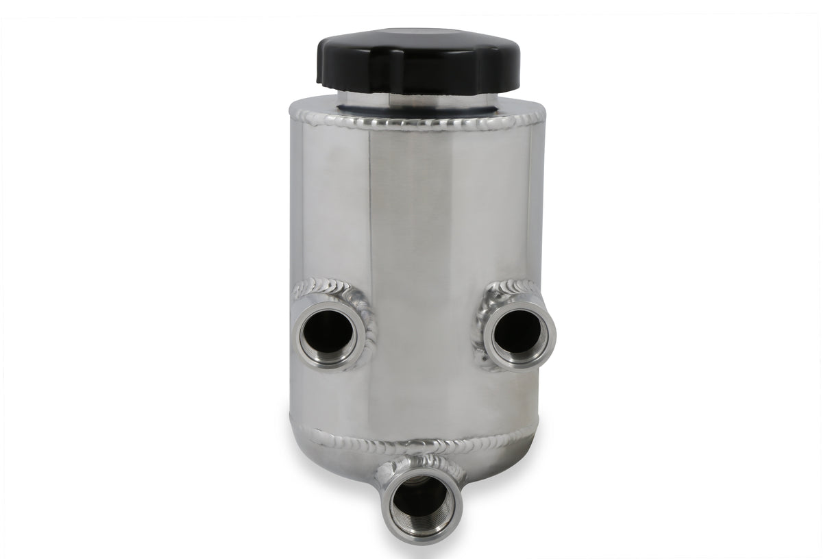 Holley 198-211 Power Steering Remote Reservoir - Polished Aluminum