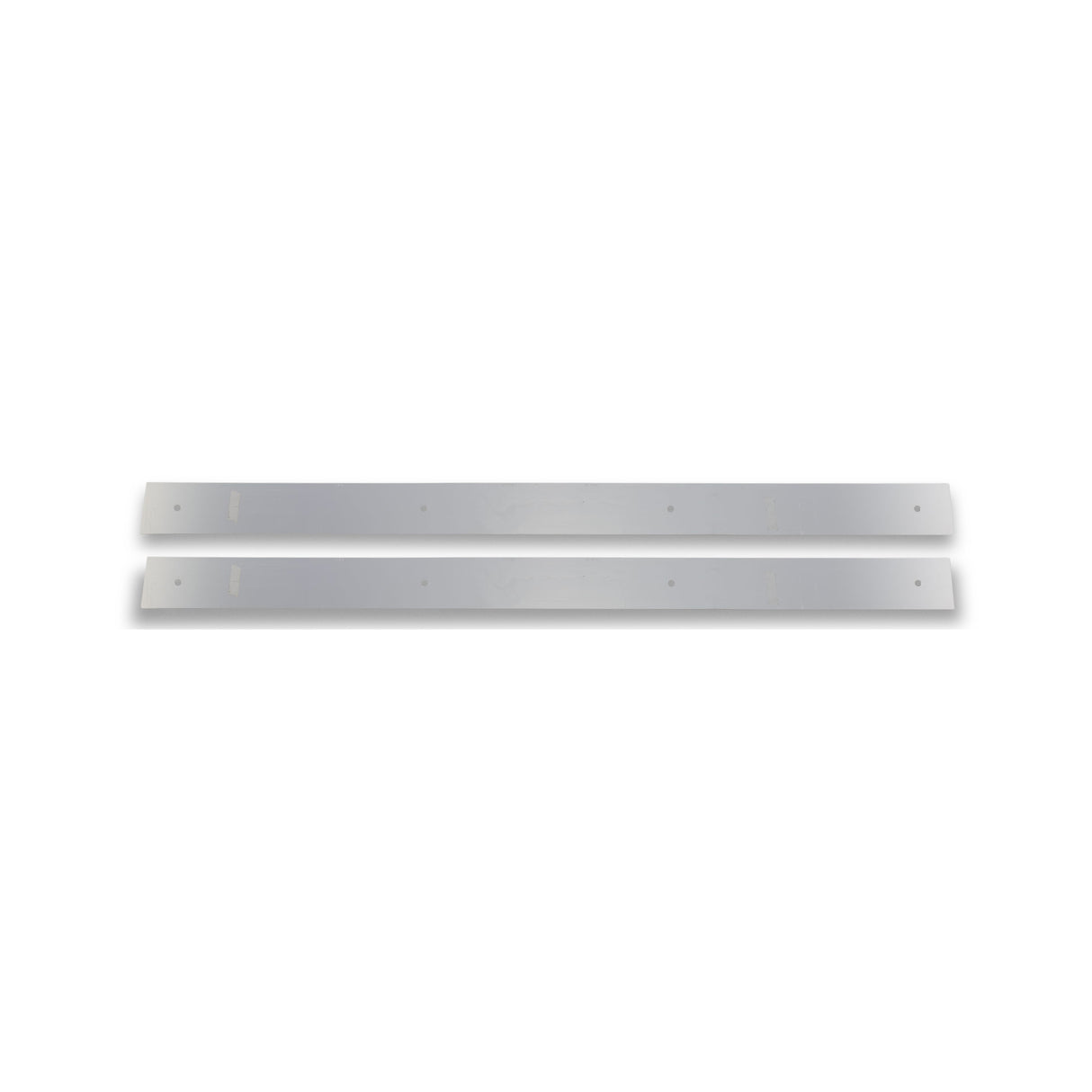 Scott Drake Door Sill Plates with Bronco Logo Billet Aluminum Pair - C6TZ-6513208-B