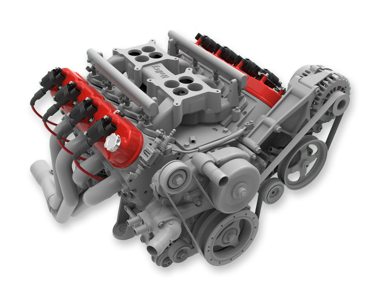 Holley 241-113 Tall LS Valve Covers - Gloss Red