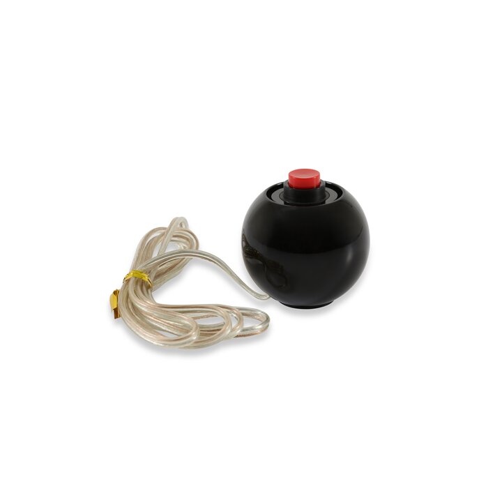 Hurst Shift Knob - No Pattern - Black - 12 Volt Switch - 1630050