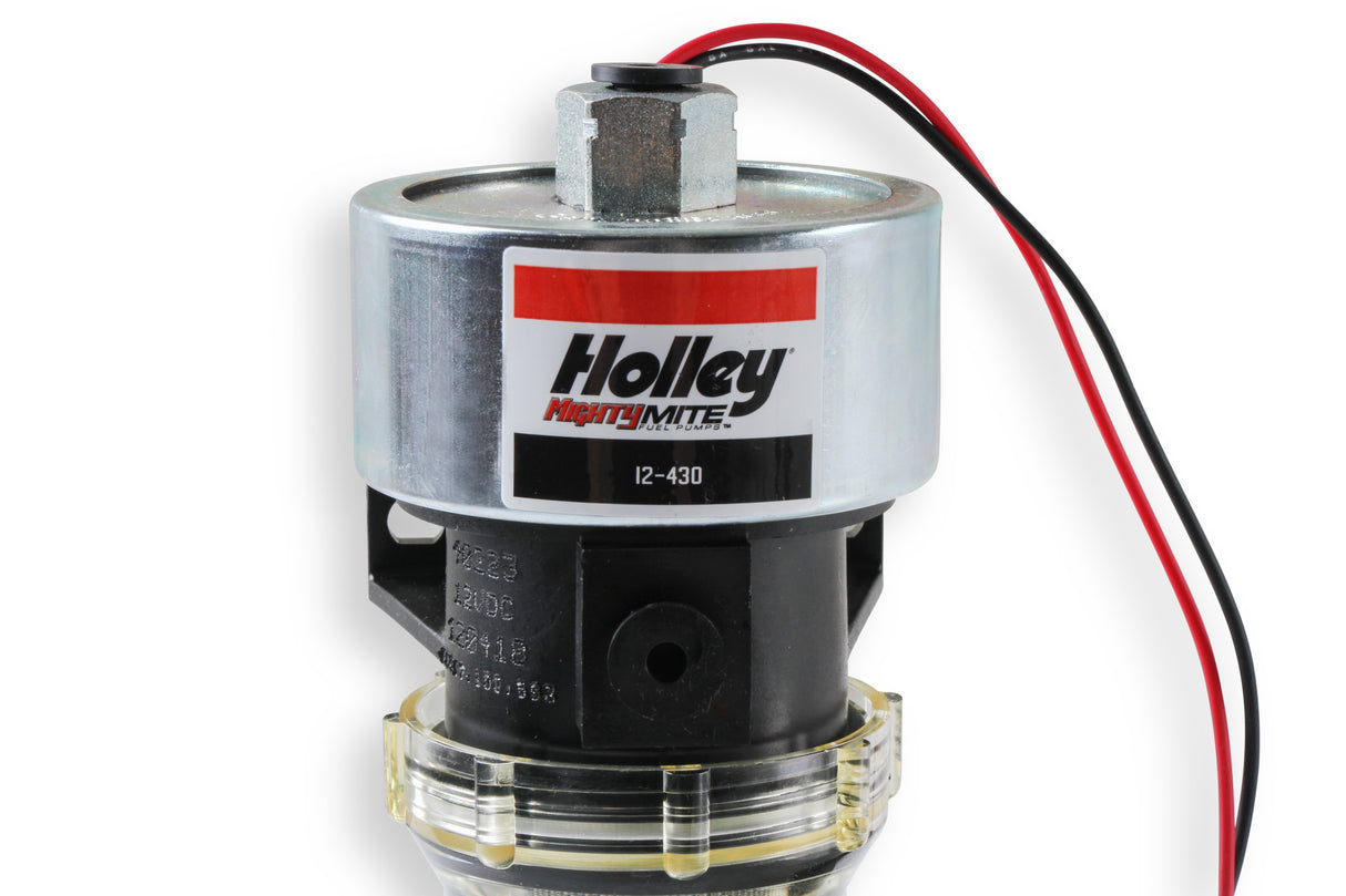 Holley 12-430 33 GPH HOLLEY MIGHTY MITE ELECTRIC FUEL PUMP, 9-11.5 PSI