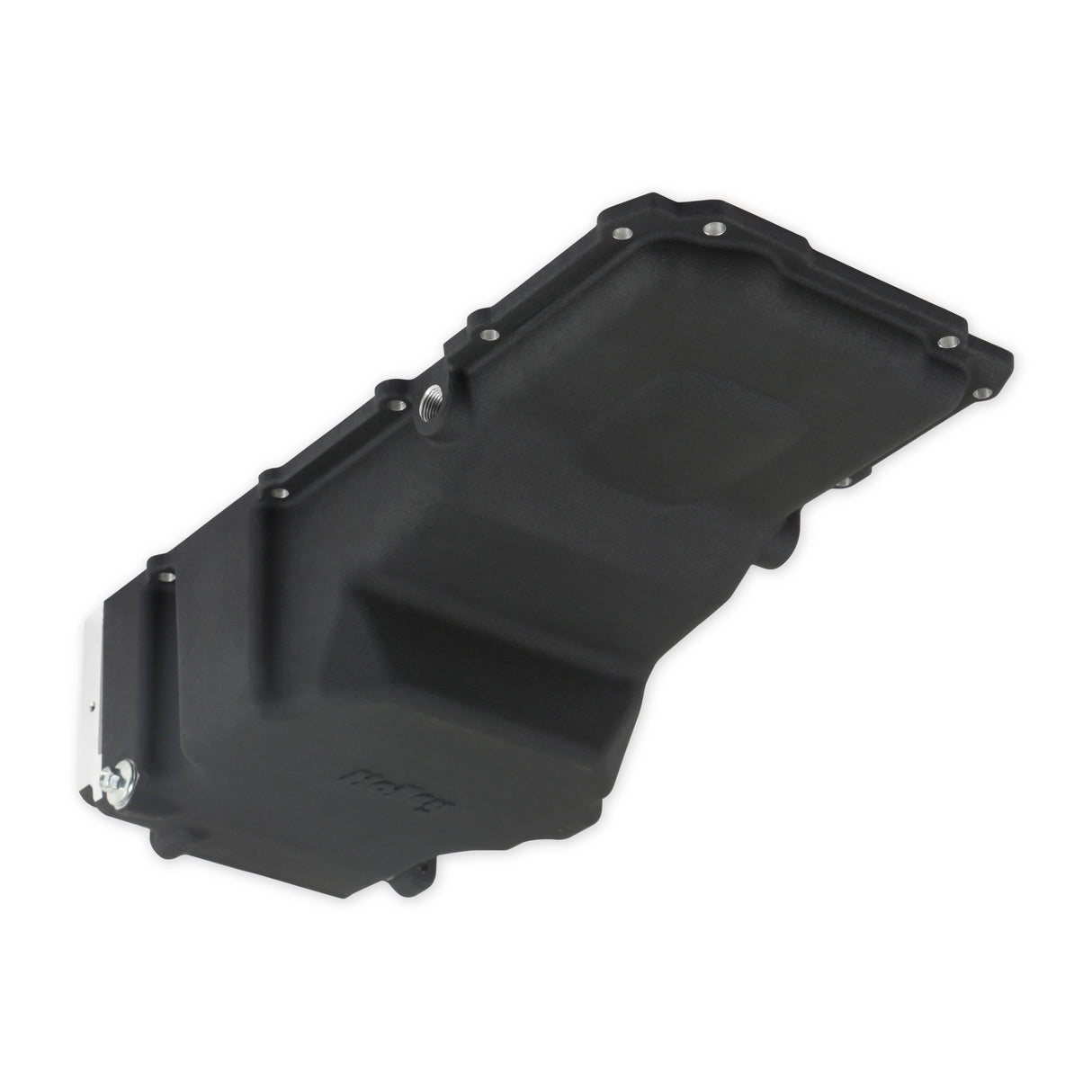 Holley 302-3BK GM LS Swap Oil Pan - Black - Most Front Clearance