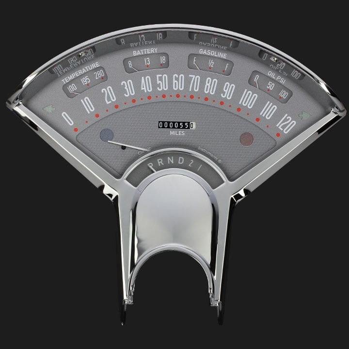 Classic Instruments Bel Era III Gray Gear Selector - BET07G