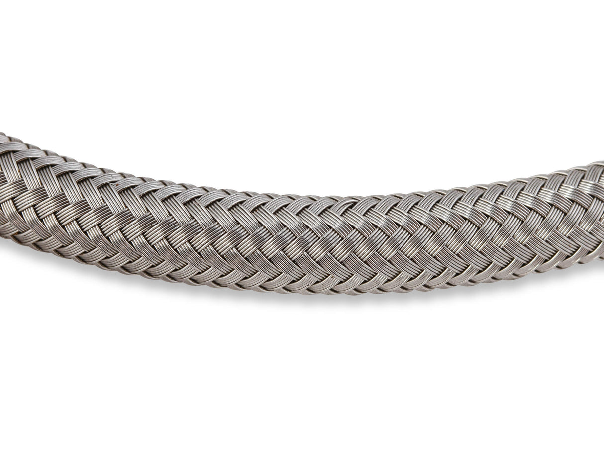 NOS Stainless Steel Braided Hose -3AN 4-foot Blue - 15080NOS