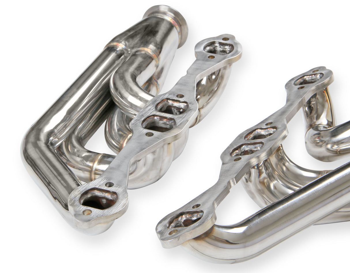 Flowtech Small Block Chevy Turbo Headers - Polished Finish - 11570FLT