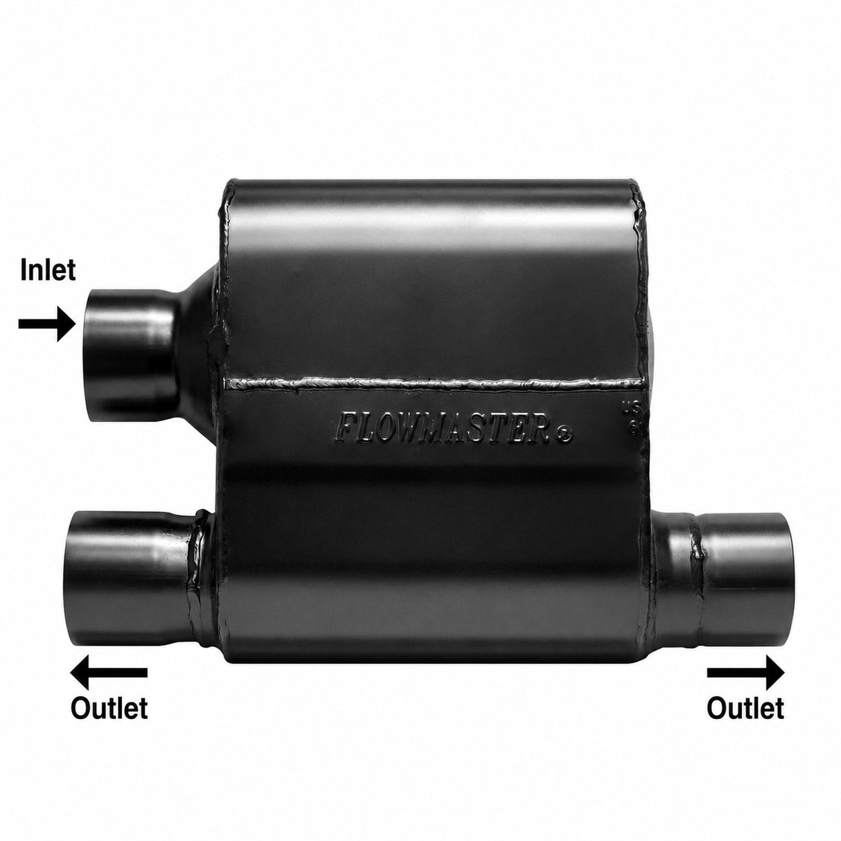 Flowmaster Super 10 Series Chambered Muffler - 8425810