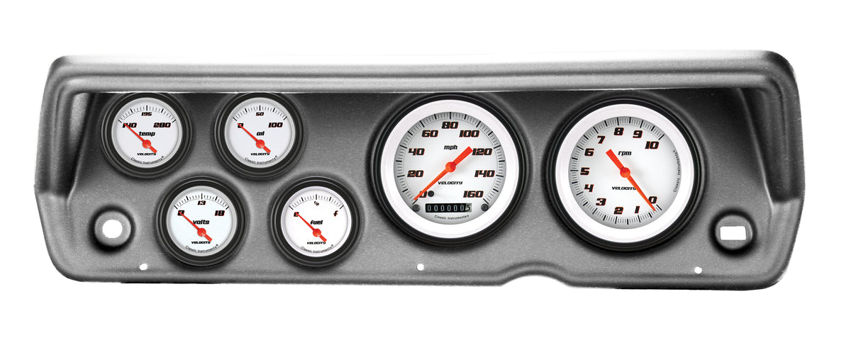 Classic Instruments 70-76 DUSTER VELOCITY WHITE 6ga SET-MOPA - CDDU70VSW01BA