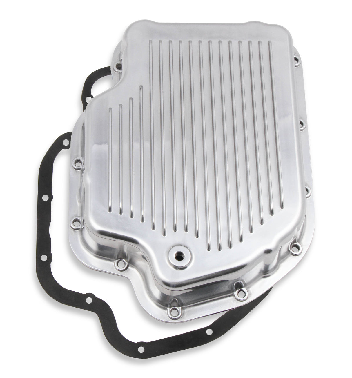 Mr Gasket Transmission Oil Pan - Polished Aluminum - 9796PMRG