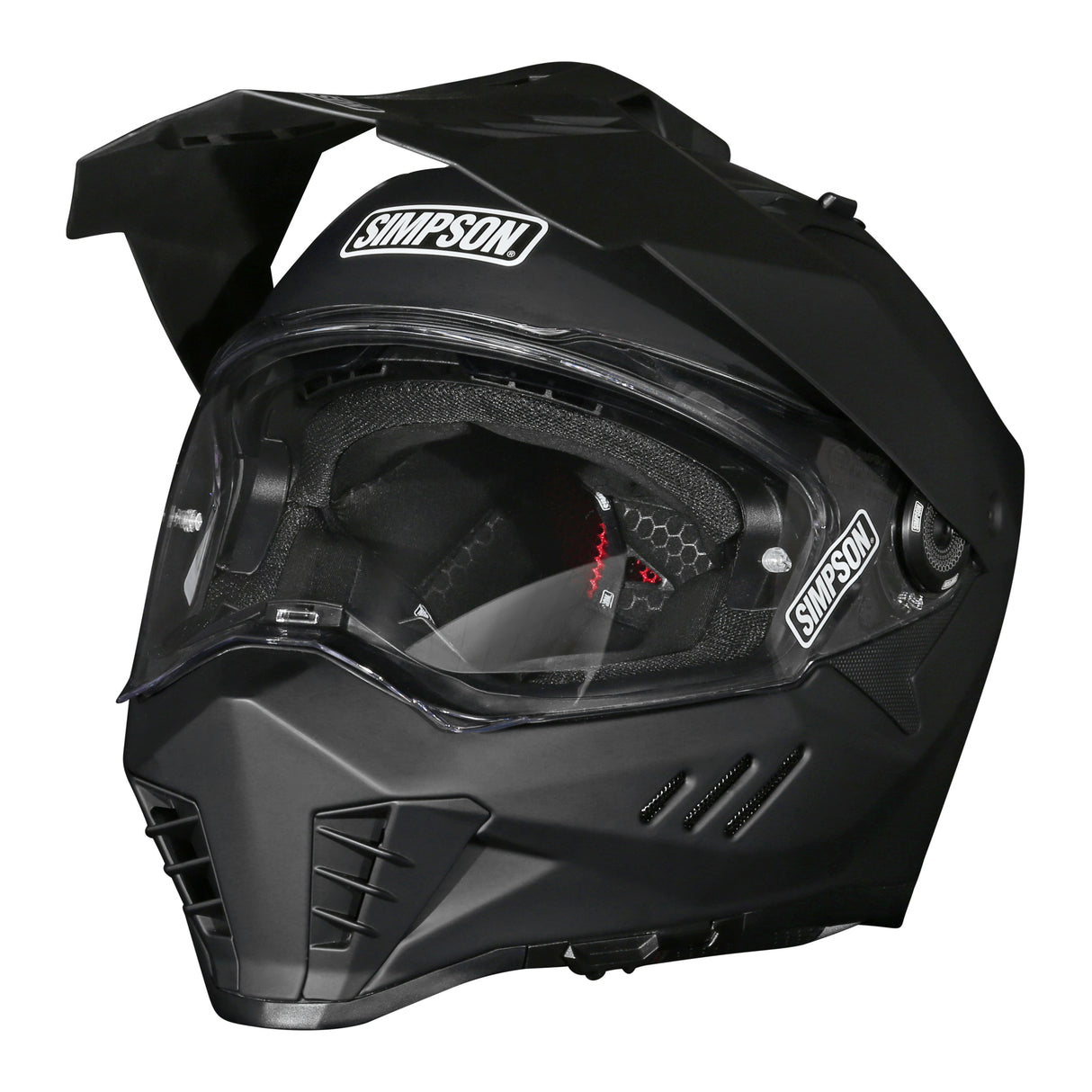Simpson Motorcycle Xcursion Bandit Helmet - Matte Black - Large - XB3LG
