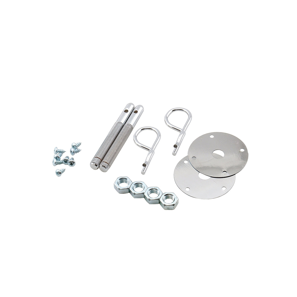 Mr Gasket Hood Pins Kit - 7/16 Inch - Safety Pins - 1016