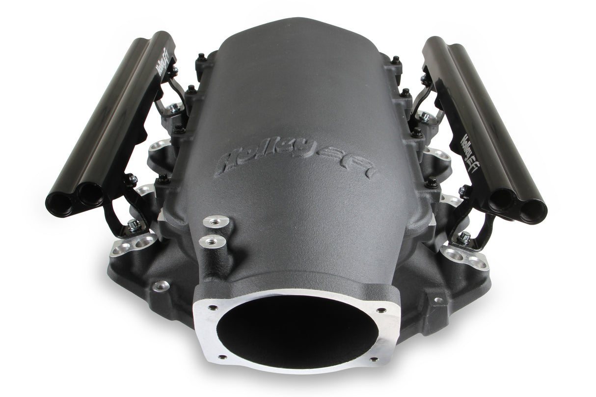 Holley 300-624BK Dual Fuel Injector Lo-Ram EFI Intake Manifold Kit GM LS1/LS2/LS6