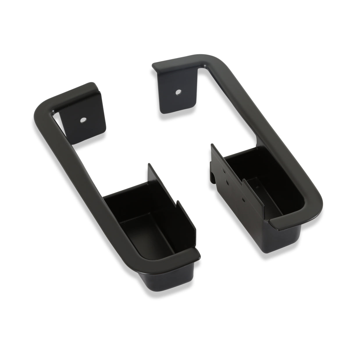 Scott Drake Deluxe Metal Door Cups (Black, Pair) - D0ZZ-6524046-7B