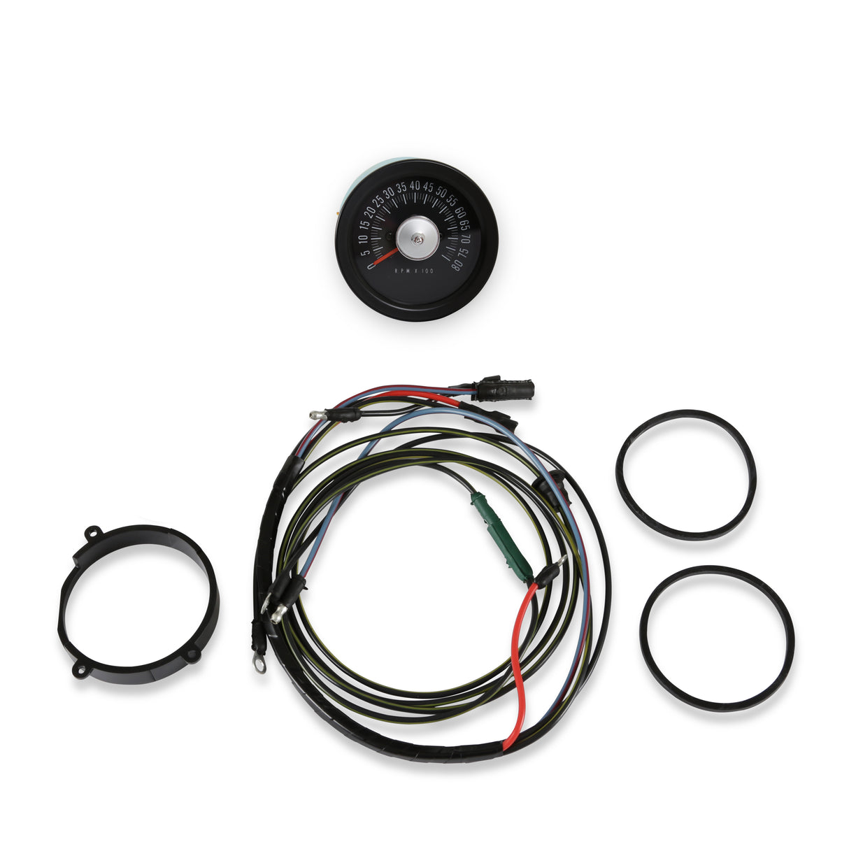 Scott Drake In-Dash 8,000 rpm Tachometer - C7ZZ-17360-8K