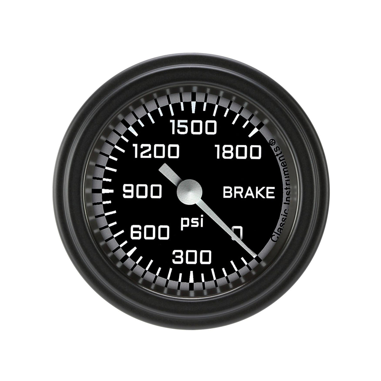 Classic Instruments AutoCross Gray 2 1/8" Brake Pressure Gauge - AX167GBLF