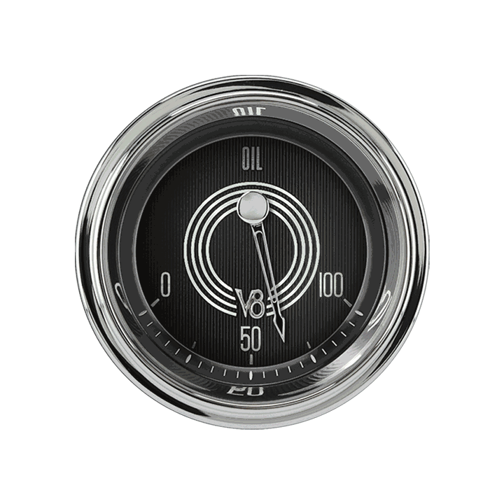 Classic Instruments V8 Speedster 2 1/8" Oil Pressure - V8SR81SHC