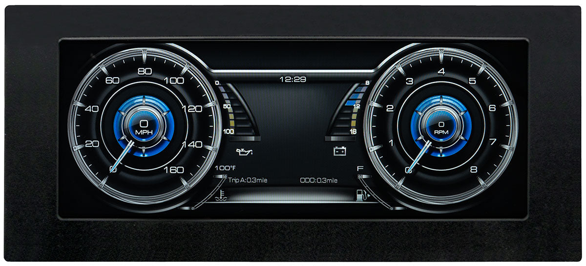 AutoMeter Invision 8.8" LCD Digital Dash, Panel Mount - AU7400