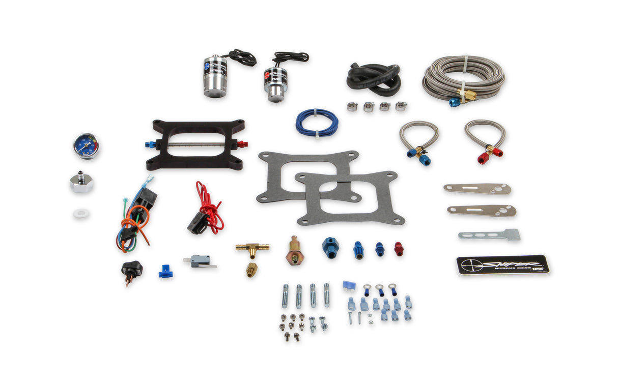 NOS Sniper Wet Nitrous Plate Kit - 4150 Square Bore - 07002NOS
