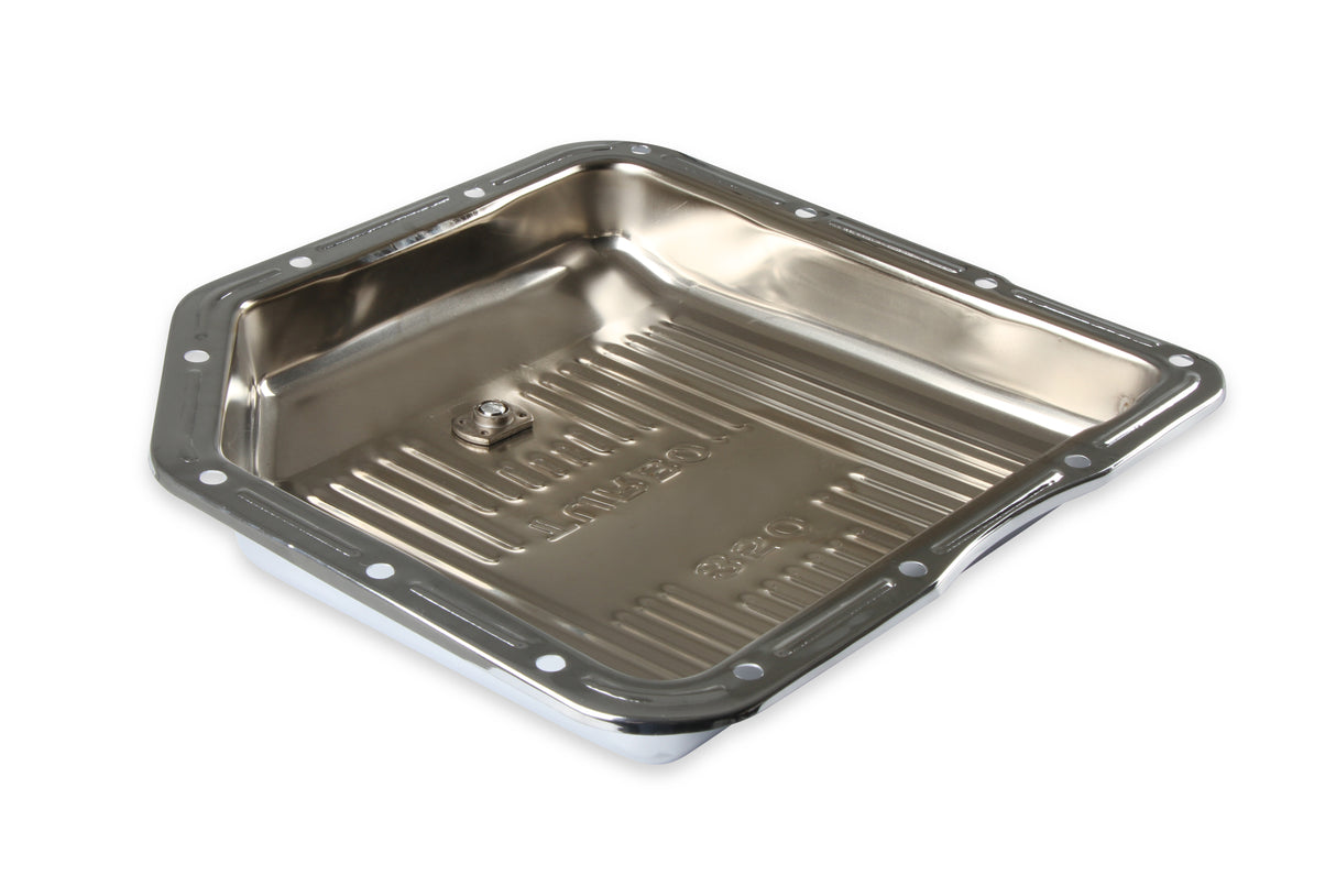 Mr Gasket Transmission Oil Pan - Chrome - 9761