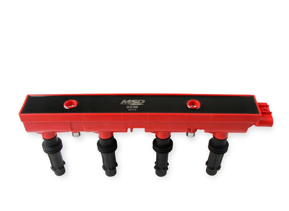 MSD Ignition Coil - Blaster Series - GM 1.4L Turbo - Red - 8236