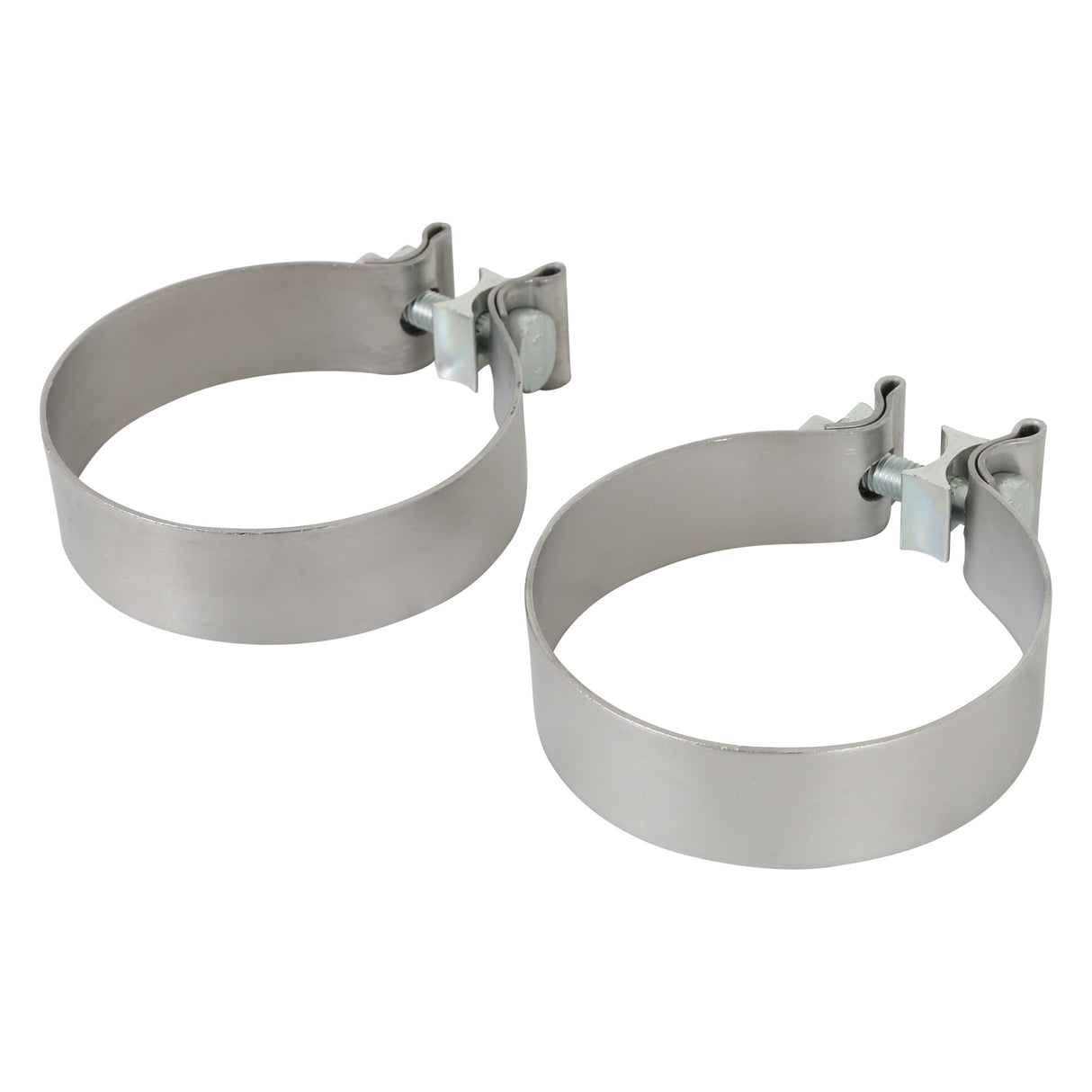 Flowmaster 4" Stainless Steel Band Clamp - Pair - 15221