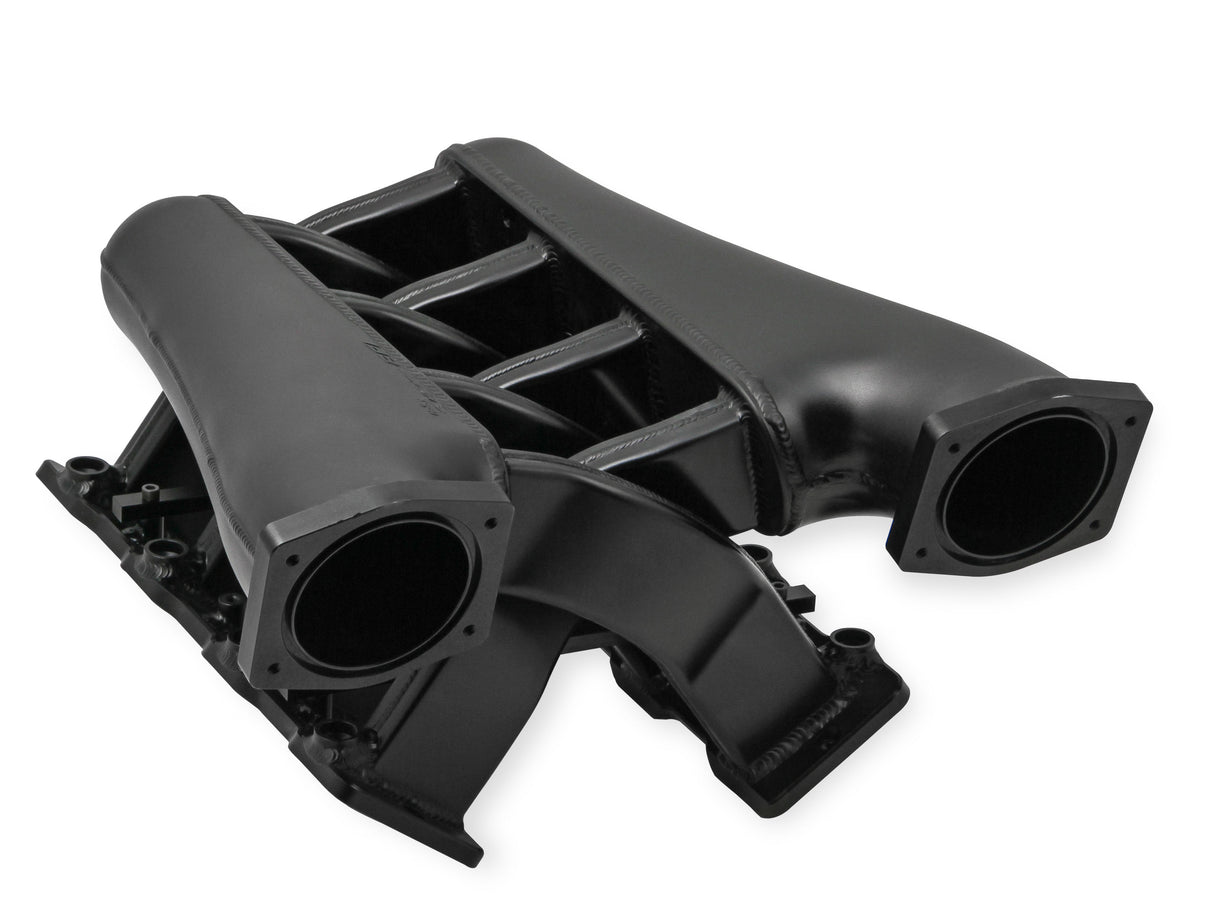 Holley 822202 Sniper EFI Fabricated Intake Manifold Dual Plenum 92mm LS3/L92, Rail Kit - Blk