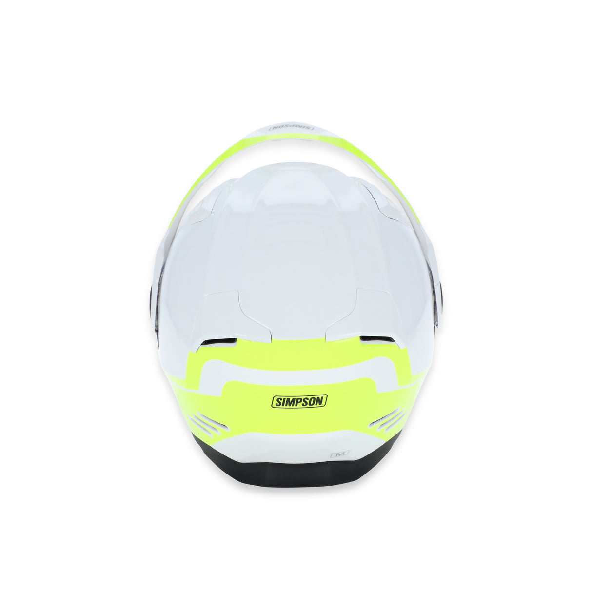 Simpson Motorcycle Journey Bandit Helmet - Yellow/White - Extra Small - JBDWYXS
