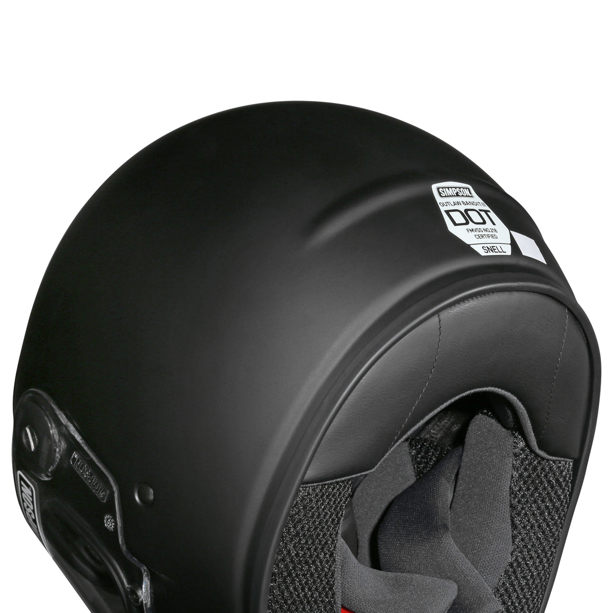 Simpson Motorcycle Outlaw Bandit 3.0 Helmet - Flat Black 2X - OB332X